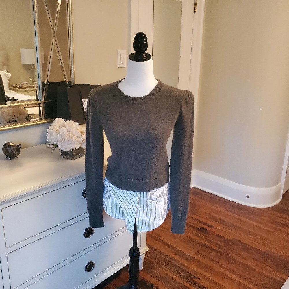 Veronica Beard sweater with sewed in blouse